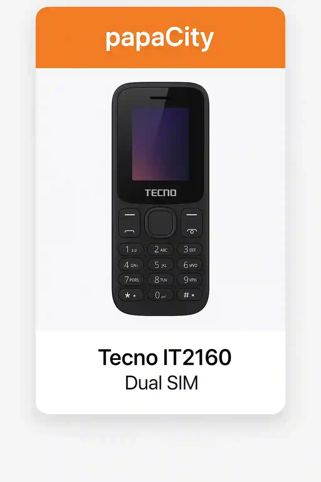 Tecno IT2160 Dual SIM